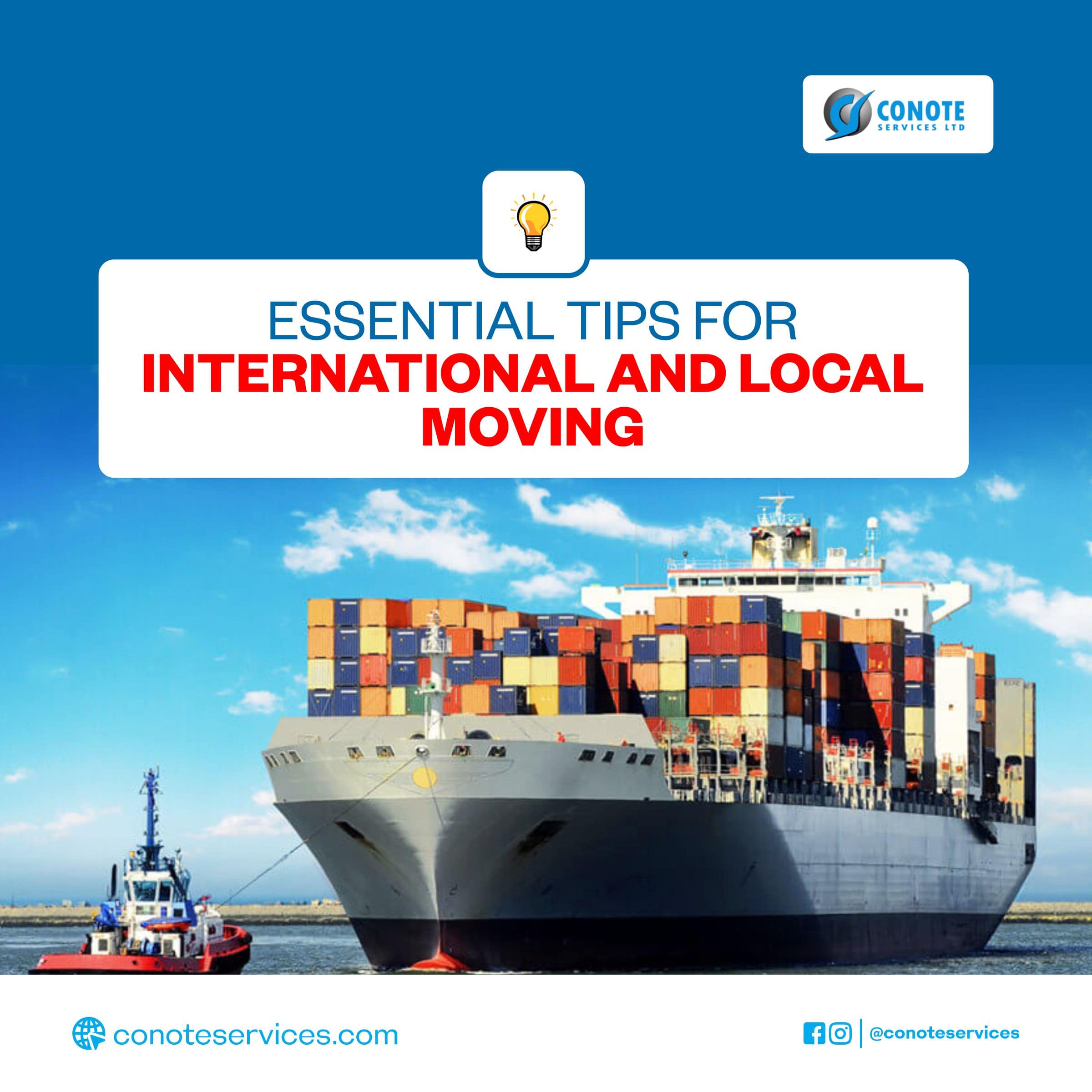 International and local moving