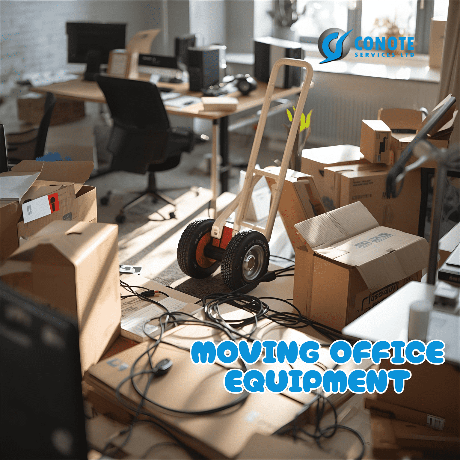moving office equipment