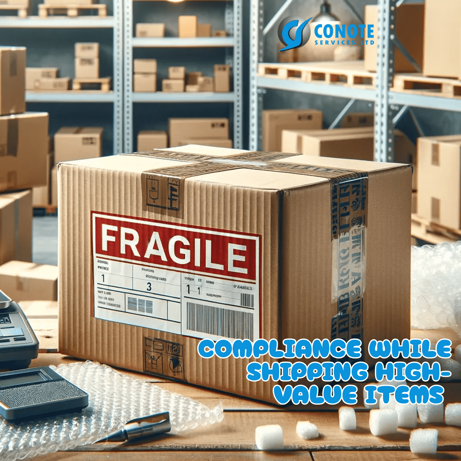 compliance while shipping high-value items