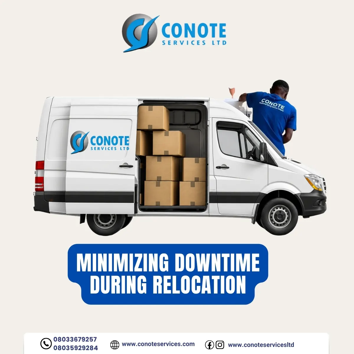 minimizing downtime during relocation