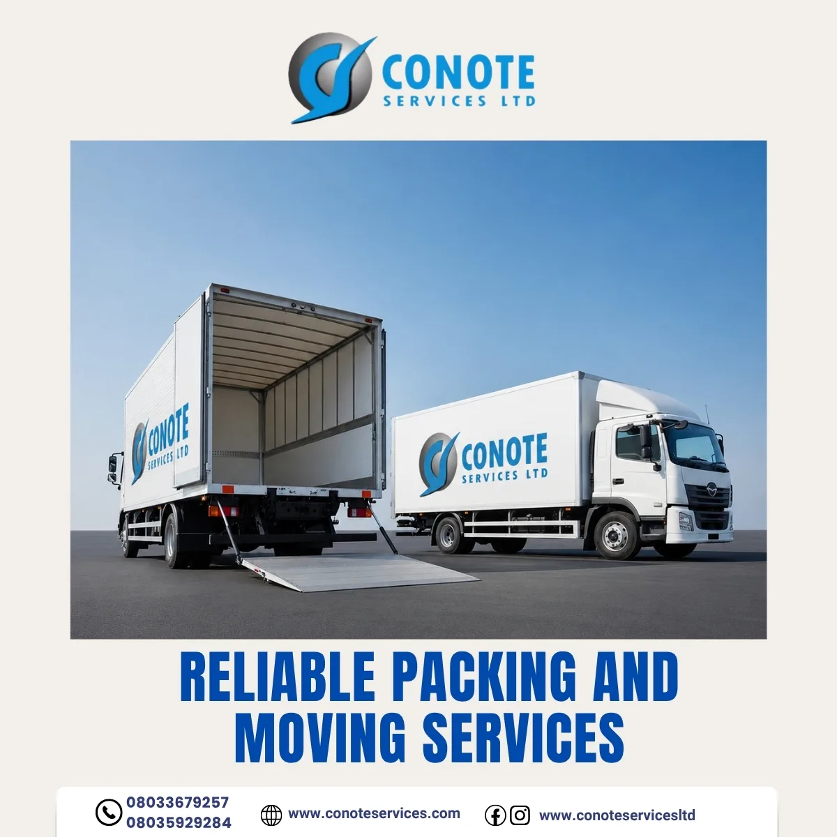 reliable packing and moving services 